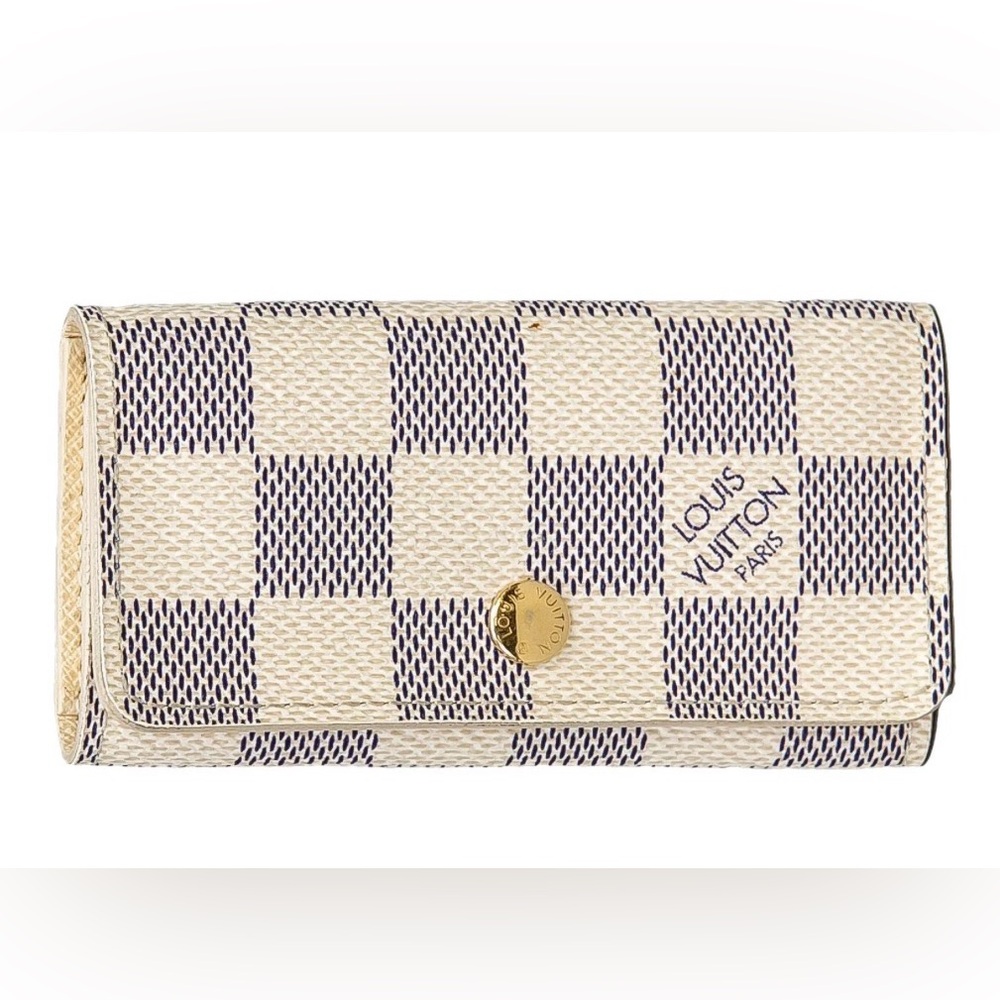 Louis Vuitton LV Damier Azure Key Case - Discontinued
